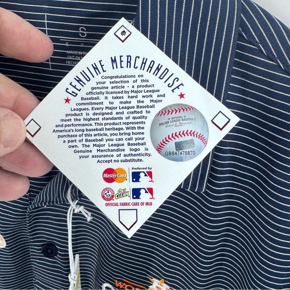 NWT Houston Astros 2017 World Series Champions ShortSleeve‎ Polo Shirt - Picture 3 of 11